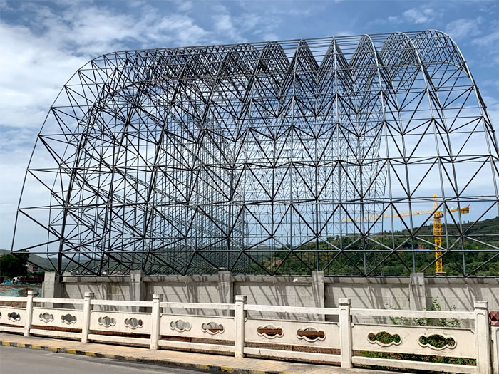 湘乡山寨矿储煤棚网架